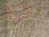 Catholic Netherlands Artois Flanders Liege Luxemburg 1702 Delisle antique map