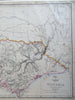 Victoria Australia Melbourne Port Philip Port Western c. 1856-72 Weller map