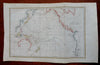 Pacific Ocean showing exploration tracks Australia unknown 1806 H. Tanner map