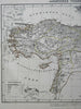Ottoman Anatolia Asia Minor Turkey Syria Mesopotamia Armenia 1849 Flemming map