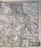 Pacific Northwest Washington Oregon Idaho Montana 1879 Petermann detailed map