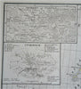 Sweden & Norway Stockholm Baltic Sea 1876 Otterloo scarce large Dutch map