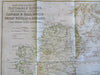British Isles Rivers Canals Railroads Light Houses Coal Fields 1844 Copley map