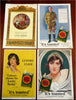 Lucky Strike Cigarette Ads c. 1925-35 Lot x 14 color advertisements tennis fun