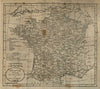 France 1796 Doolittle scarce American engraved map