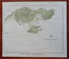 Richmond's Island Harbor Maine 1879 Lambert coastal survey nautical chart