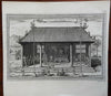 Temple Interior Chinese Religious Worship Street Scene 1748 Didot engraved view