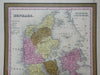 Kingdom of Denmark Jylland Sjaelland Fyn Copenhagen 1846 Cowperthwait map