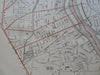 Lawrence Massachusetts City Plan 1891 Walker large detailed map