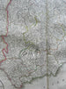Iberia Spain Portugal Castille Leon Galicia Andalusia 1801 Cary folio map