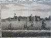 Surat India Gujarat Fortified City Harbor View Sailing Ships 1768 Record print.