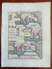 Mediterranean Basin Ottoman Empire Malta Spain Italy Greece 1685 Mallet map