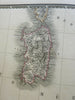 Southern Italy Sicily Malta Sardinia 1836 Brue large detailed map hand color