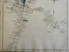 Holbrook Norfolk County City Plan1876 Barnstable county detailed downtown map