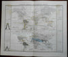 Birds & Amphibians of the World 1851 Berghaus zoological world map