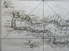 Crete Ottoman Empire Ionian Sea 1760 Bellin map