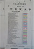 Texas Eastern & Western Dallas El Paso c.1880's-90 Cram large two sheet map