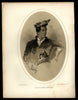 Rajah of Singapore Portrait 1856 Perry Expedition litho view print