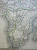 Africa Continent Morocco Cape Colony Guinea Sudan 1842 Lapie large folio map