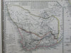 Southern Africa Hottentots extensive detail c.1835 Brue fine large folio old map