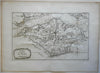 Isle of Wight by itself United Kingdom England 1760 Bellin detailed map