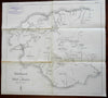 Western Seram Island Dutch East Indies Indonesia 1907 G. Kolff Dutch map