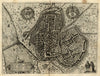 Zutphen Gelderland Nederland Netherlands 1612 Blaeu Guicciardini city plan