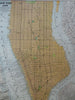 New York City Manhattan Central Park 1886-92 two sheet detailed city plan