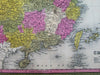China Hainan Formosa Tartary Korea Japan Peking 1848 Mitchell fine antique map