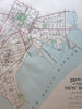 New Haven city plan southern harbor water front area 1893 Connecticut Hurd map