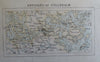 Sweden Norway Finland Stockholm Oslo Trondheim c. 1855-60 Fullarton map