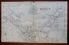 Northern Quincy Norfolk County Massachusetts 1871 detailed city plan map