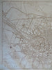 Berlin Kingdom of Prussia Germany c. 1856-72 Weller detailed city plan