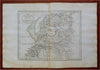 Seven United Provinces Netherlands Holland Utrecht Friesland 1790's Cary map