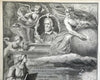 Frontispiece Cluverius Portrait Geography Globe 1697 Wolters engraved frontis