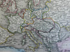 Europe Congress of Vienna France German Confederation Austria Russia 1822 map