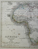 African Continent European Colonies Boer Republic Guinea Congo 1855 Radefeld map