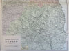 Dublin Ireland Munster 1881 Edward Weller large detailed map