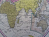 World Map Double Hemispheres Americas Australia 1848 Cowperthwait Mitchell map