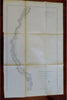 Rappahannock River Virginia Fredericksburg Moss Neck 1856 Coastal Survey chart