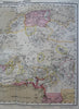 West Africa Sahara Desert Morocco Guinea Senegal 1885 Flemming detailed map