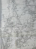 East Australia Queensland Victoria New South Wales 1874 Petermann detailed map
