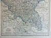 Posen Germany German Empire 1873 Ravenstein detailed map