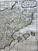 Spain & Portugal Galicia Catalonia Balearic Islands Andalusia 1715 Sanson map