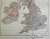 British Isles Ireland United Kingdom England Scotland Wales 1875 Hardesty map