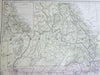 Eastern Australia New South Wales Queensland Victoria 1883 Weller Blackie map