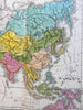 Asia Mongol Empire Tamerlane's Empire Ottomans India China Korea 1820 Carey map