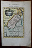 Nubia East Africa Nile River Egypt Abyssinia 1683 Mallet miniature map