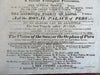 Theatre Royal London 1823 Macready Grimaldi Grieve Orphan of Peru play Broadside