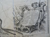 Battle of Ramillies War of Spanish Succession c. 1745 Basire engraved battle map